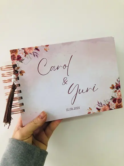 Caderno Mensagens/assinatura Casamento
