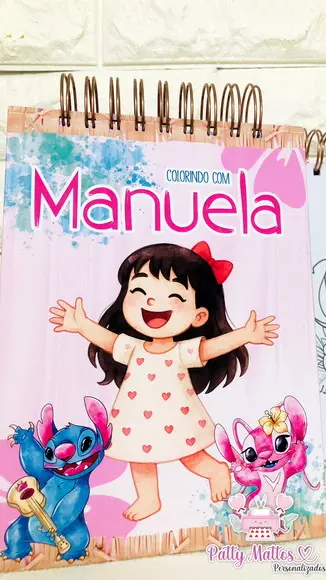 Livro Colorir Stitch Estilo Bobbie Goods