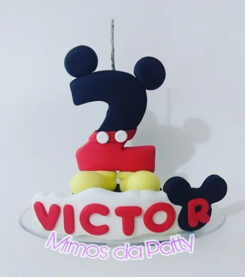 Vela Mickey de Biscuit