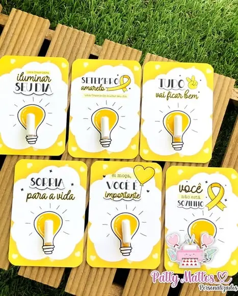 Lembrancinha Card com Mensagens em Capsula -dia das Mães