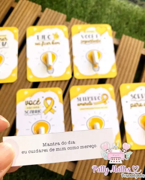Lembrancinha Card com Mensagens em Capsula -dia das Mães