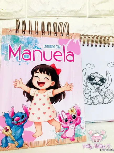 Livro Colorir Stitch Estilo Bobbie Goods