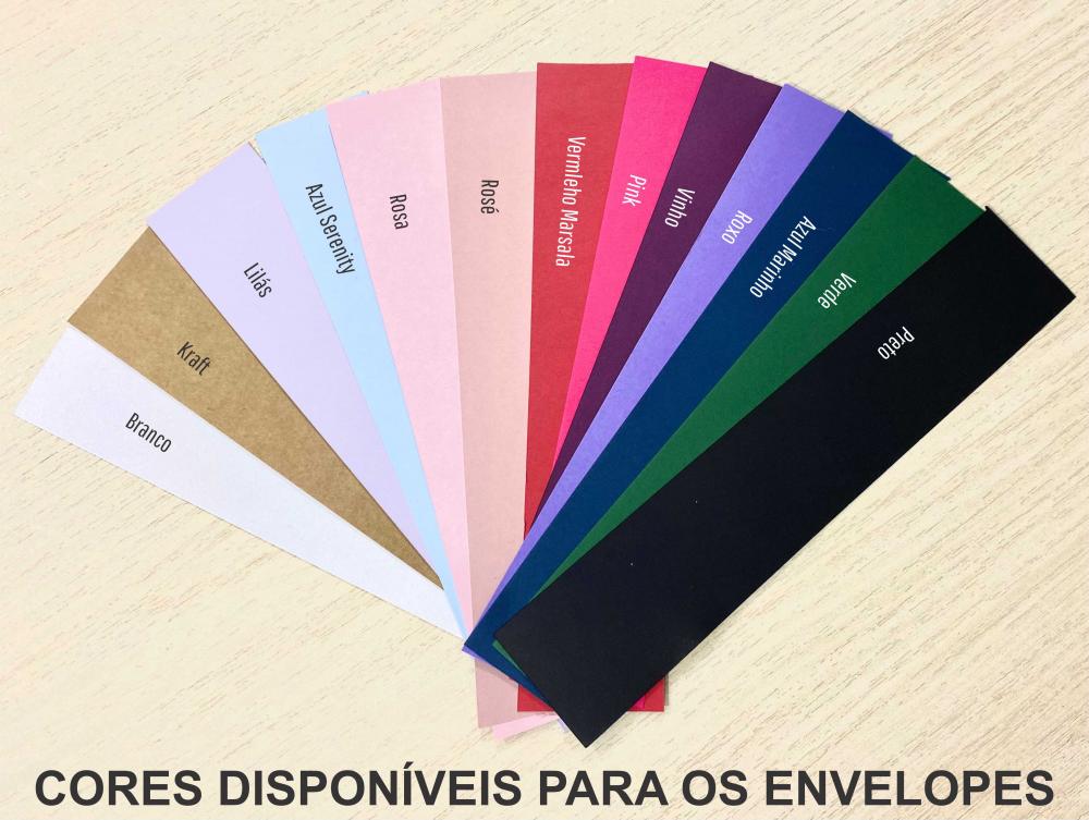 Convite Transparente Margaridas Envelope Serenity