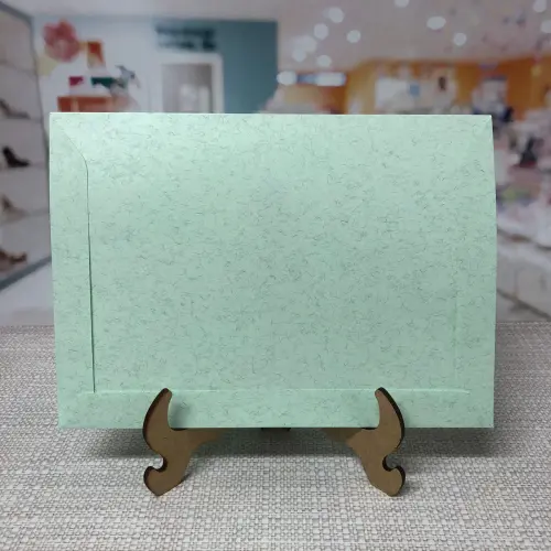 Envelope Janela Texturizado Menta 21,5 x 15,5cm (20un)