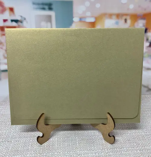 Envelope Janela 21,5 x 15,5cm Stardream Ocre Metálico (25un)