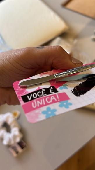 10 Card com Pinça