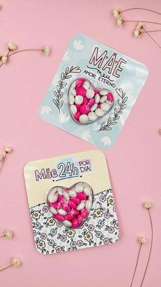 10 Card com Confete Dia das Mães