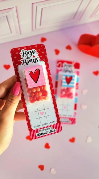 10 Card Dia dos Namorados com Tic Tac