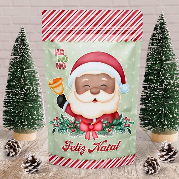 10 Saquinhos de Natal Metalizado