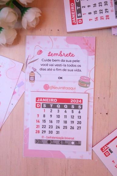 100 Calendários Imã 2024