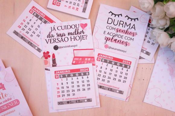 100 Calendários Imã 2024