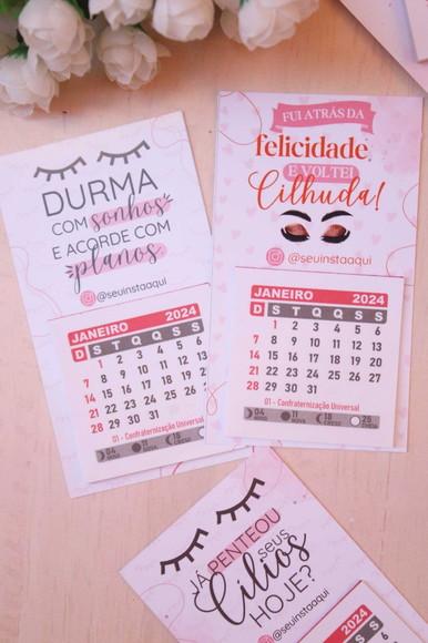 100 Calendários Imã 2024