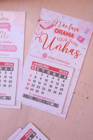 100 Calendários Imã 2024