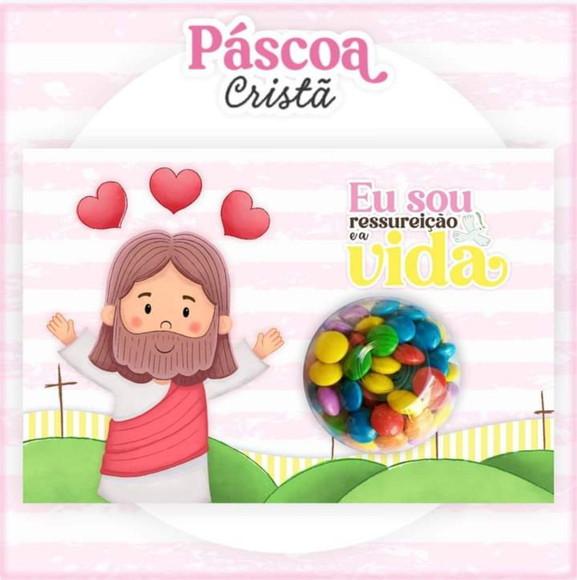 12 Card com Confete de Páscoa