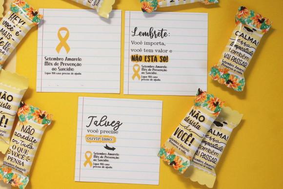 20 Card com Bala Setembro Amarelo