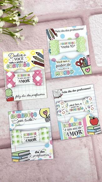 20 Cards Bala Dia dos Professores