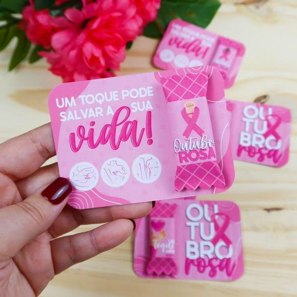 20 Cards Bala Outubro Rosa