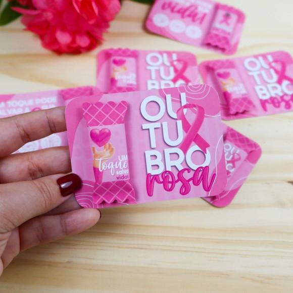 20 Cards Bala Outubro Rosa