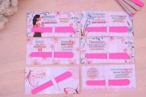 20 Lixas Personalizadas Dia das Mulheres