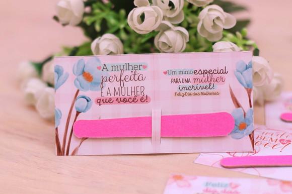 20 Lixas Personalizadas Dia das Mulheres