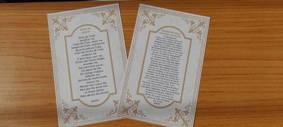 30 Santinhos com Oração