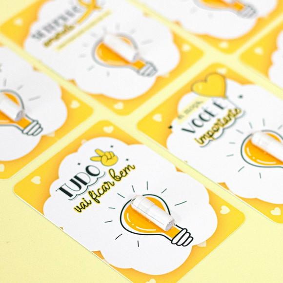 50 Card com Pílula Mensagem