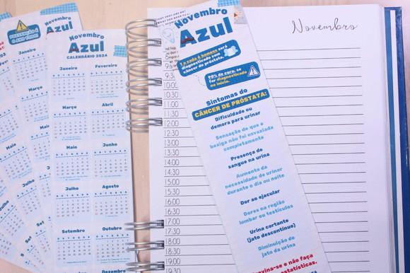 50 Marca Páginas Novembro Azul