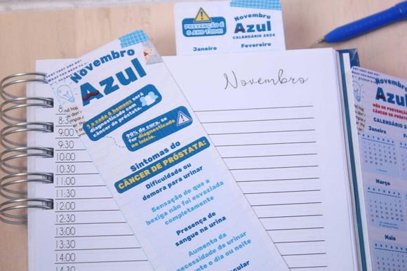 50 Marca Páginas Novembro Azul