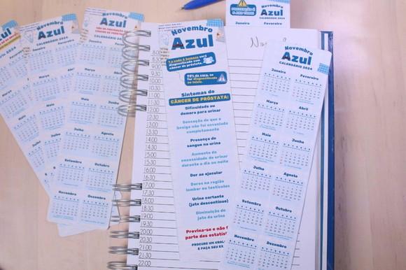 50 Marca Páginas Novembro Azul