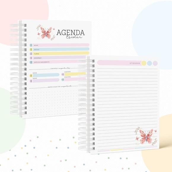 Agenda Escolar 2024 Borboleta
