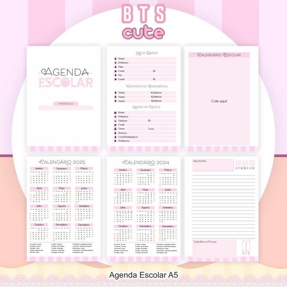 Agenda Escolar 2024 Bts