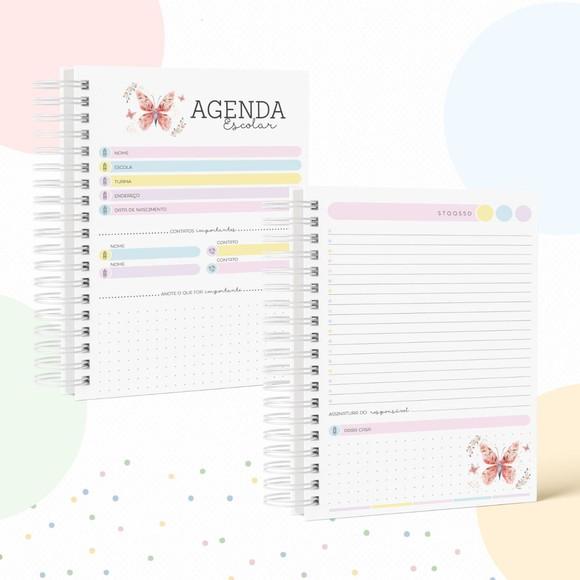 Agenda Escolar 2024 Borboleta
