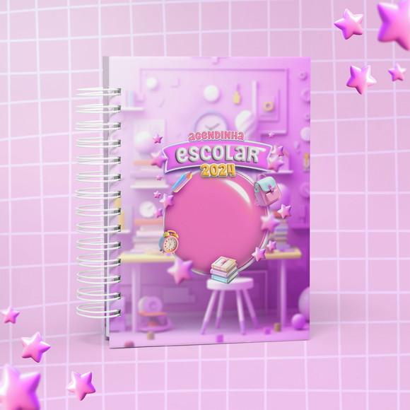 Agenda Escolar 2024 Menina Mascote