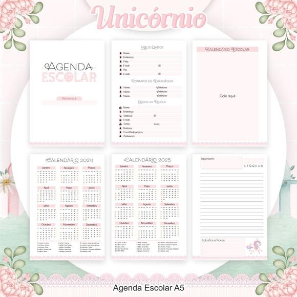 Agenda Escolar 2024 Personagens