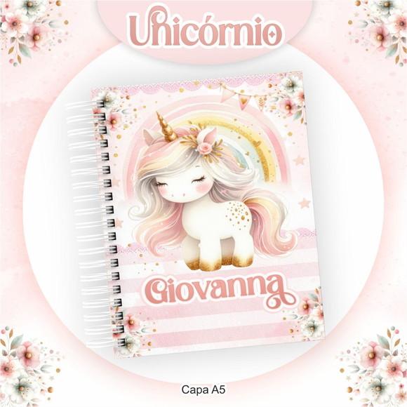 Agenda Escolar Personalizada Unicórnio 2024