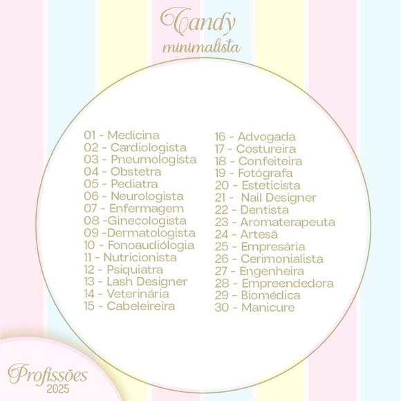 Agenda Profissões 2026