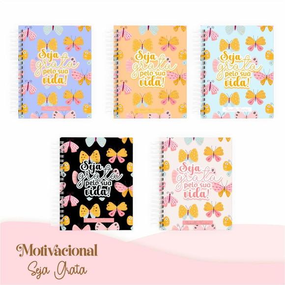 Caderno Decorado Coleção Motivacional