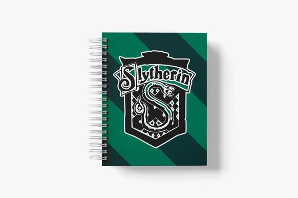 Caderno Pautado e Decorado Harry Potter
