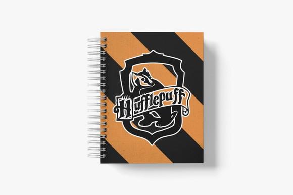 Caderno Pautado e Decorado Harry Potter