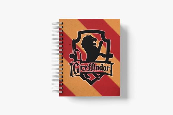 Caderno Pautado e Decorado Harry Potter