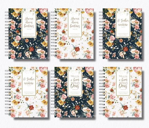 Caderno Personalizado Com Frases Bíblicas