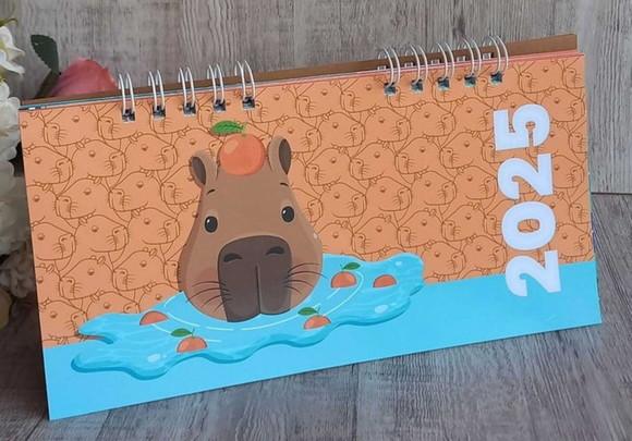 Calendário de Mesa Capivara 2026