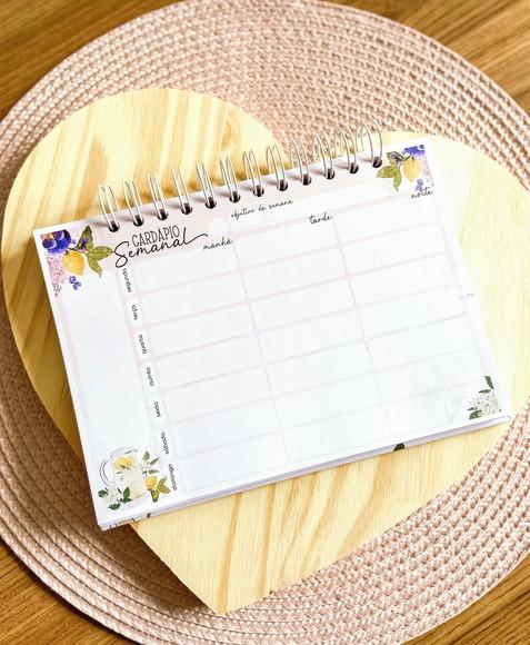 Cardápio Semanal Encadernado