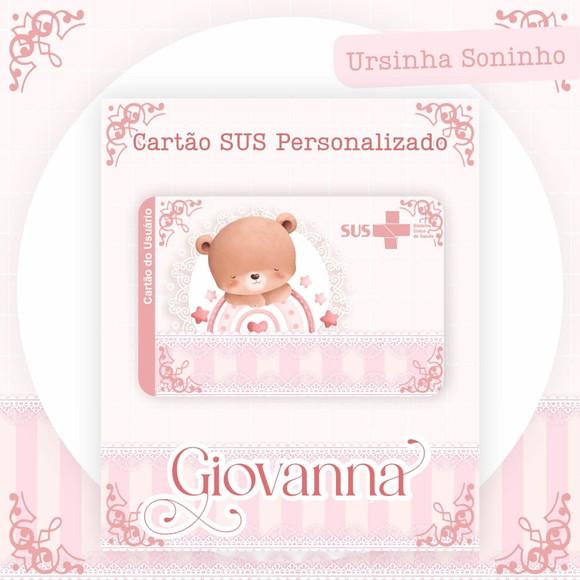 Cartão Sus Personalizado