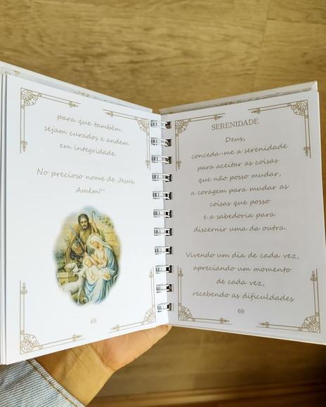 Livro de Orações para Batizado ou Eucaristia