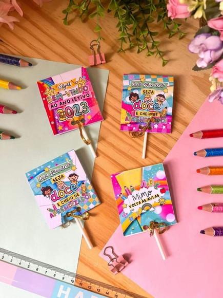 Pirulito Personalizado Volta às Aulas