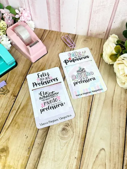 02 Marca Páginas Magnético Dia dos Professores