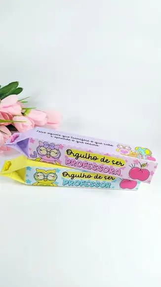 10 Bala de Goma Personalizada Dia dos Professores