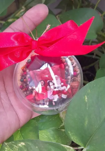 10 Bolas de Natal Personalizada