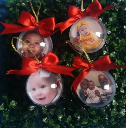 10 Bolas de Natal Personalizada